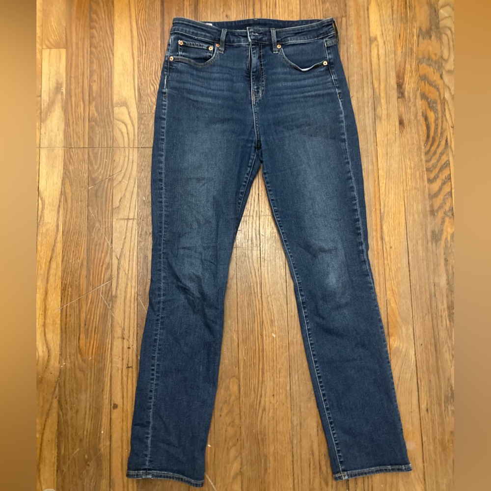 Gap Classic Straight High Rise Jeans